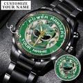 Mighty Morphin Power Rangers Green Ranger Helmet Custom Name Watch