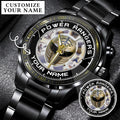 Mighty Morphin Power Rangers White Ranger Helmet Custom Name Watch