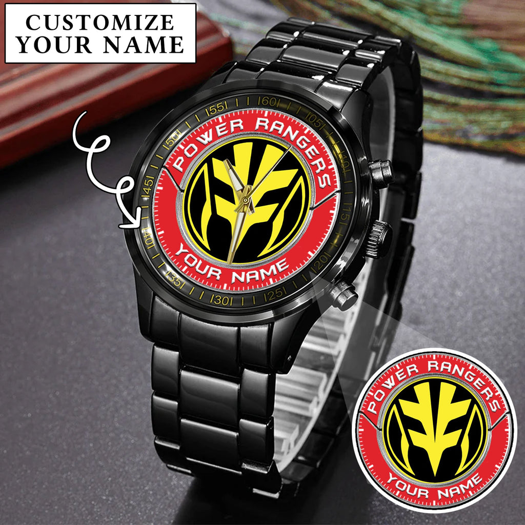 Mighty Morphin Power Rangers Tigerzord Custom Name Watch