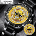 Mighty Morphin Power Rangers Yellow Ranger Helmet Custom Name Watch