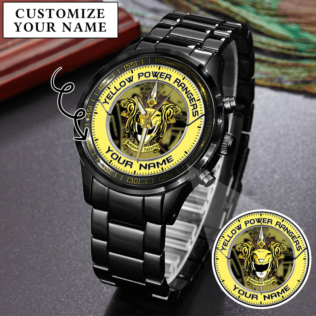 Mighty Morphin Power Rangers SaberTooth Custom Name Watch