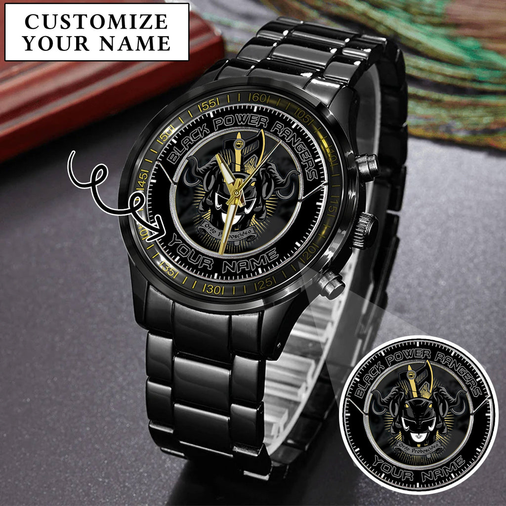 Mighty Morphin Power Rangers Mastodon Custom Name Watch