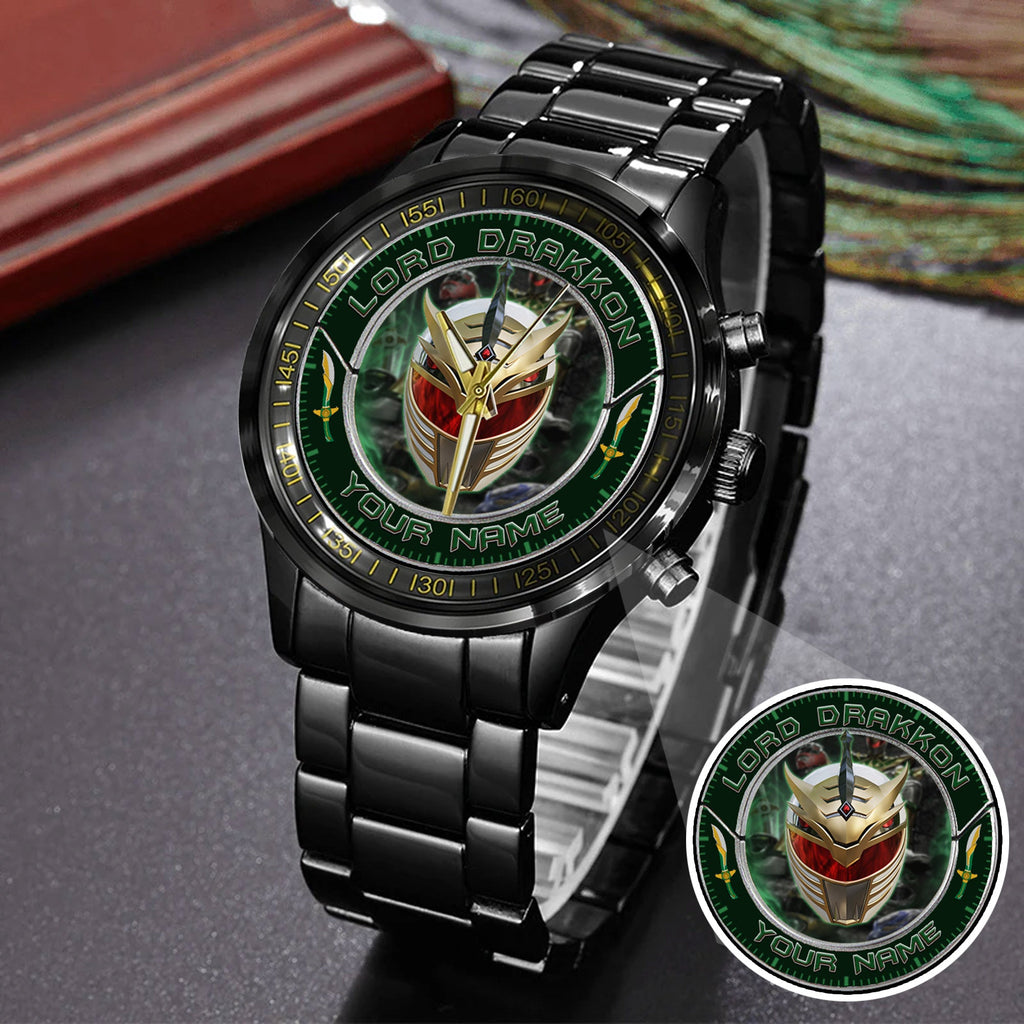 Power Rangers Lord Drakkon Helmet Custom Name Watch