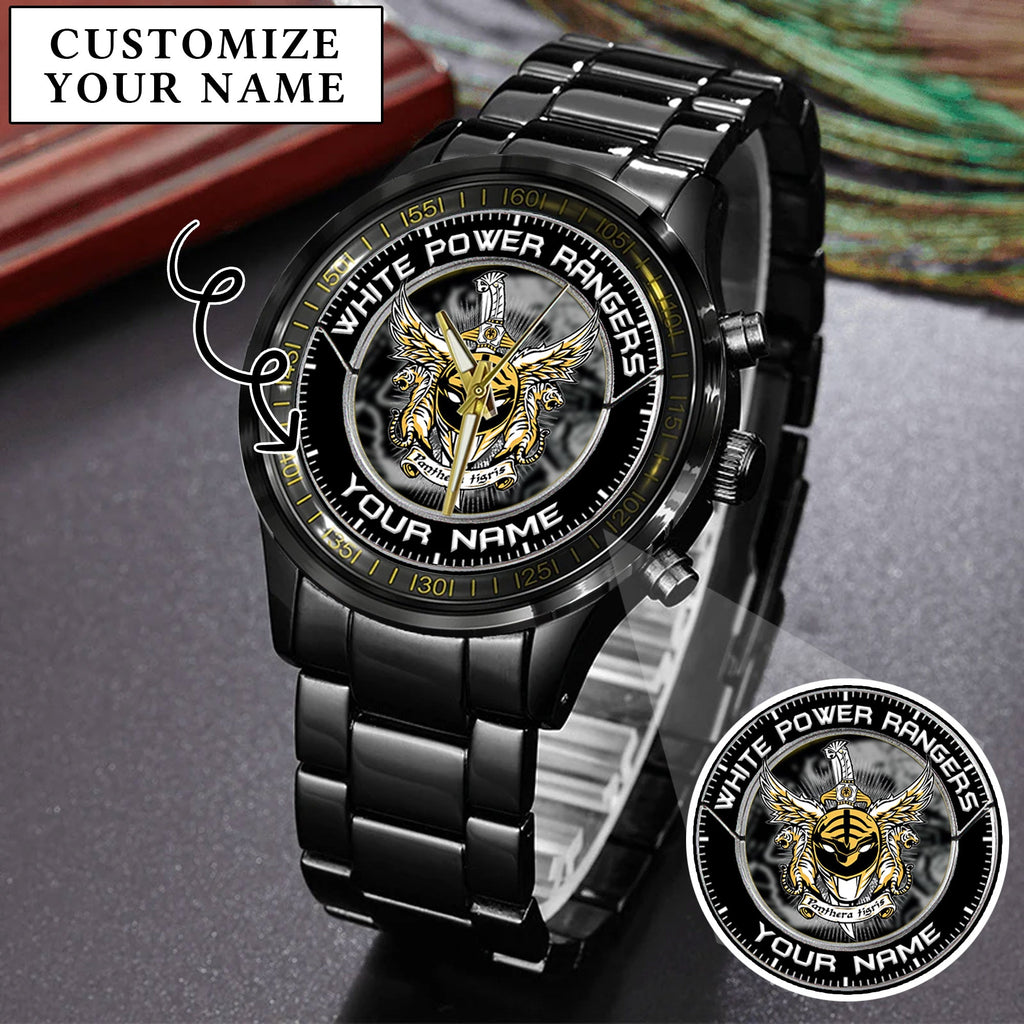 Mighty Morphin Power Rangers Tigerzord Custom Name Watch