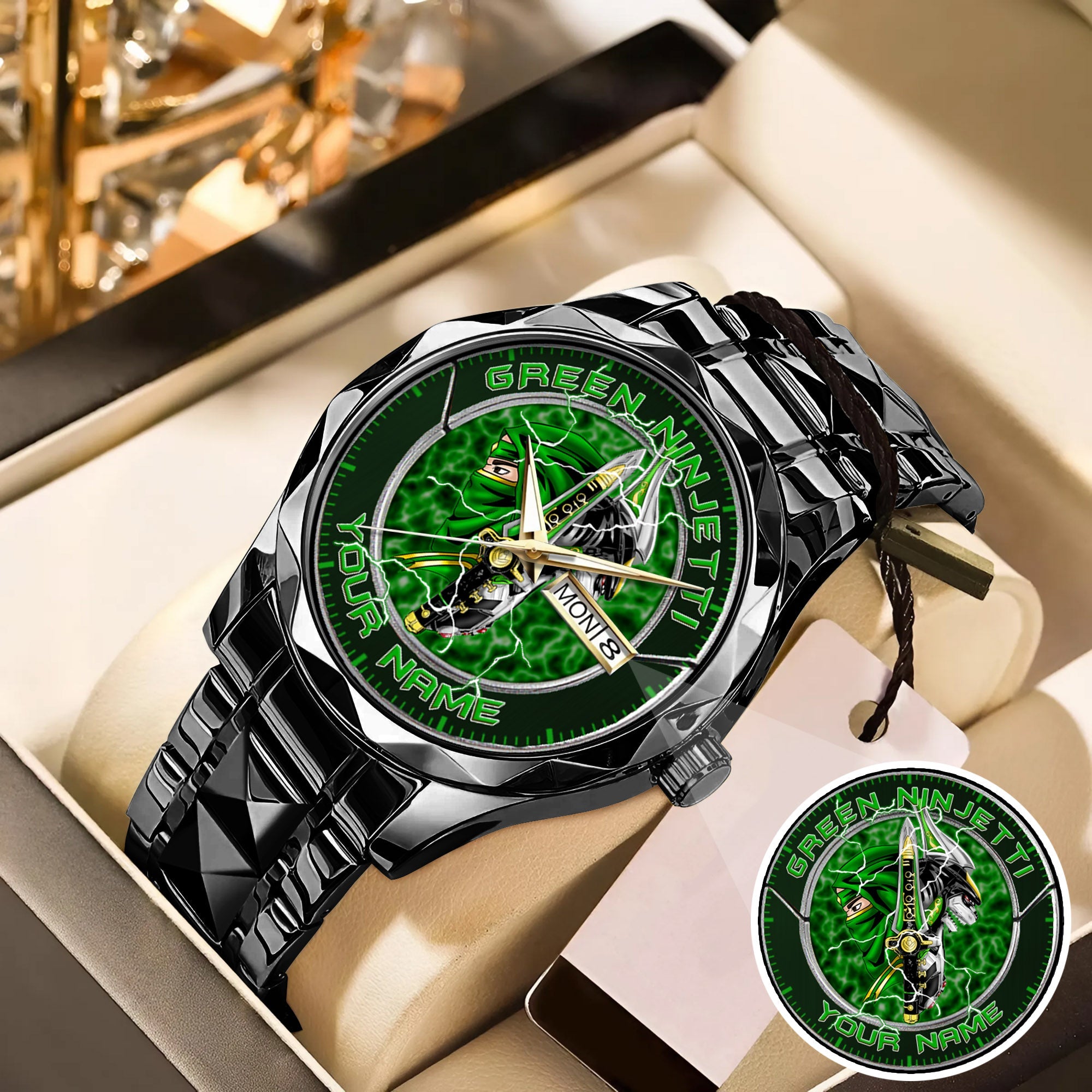 Power Rangers Green Ninjetti Personalized Watch