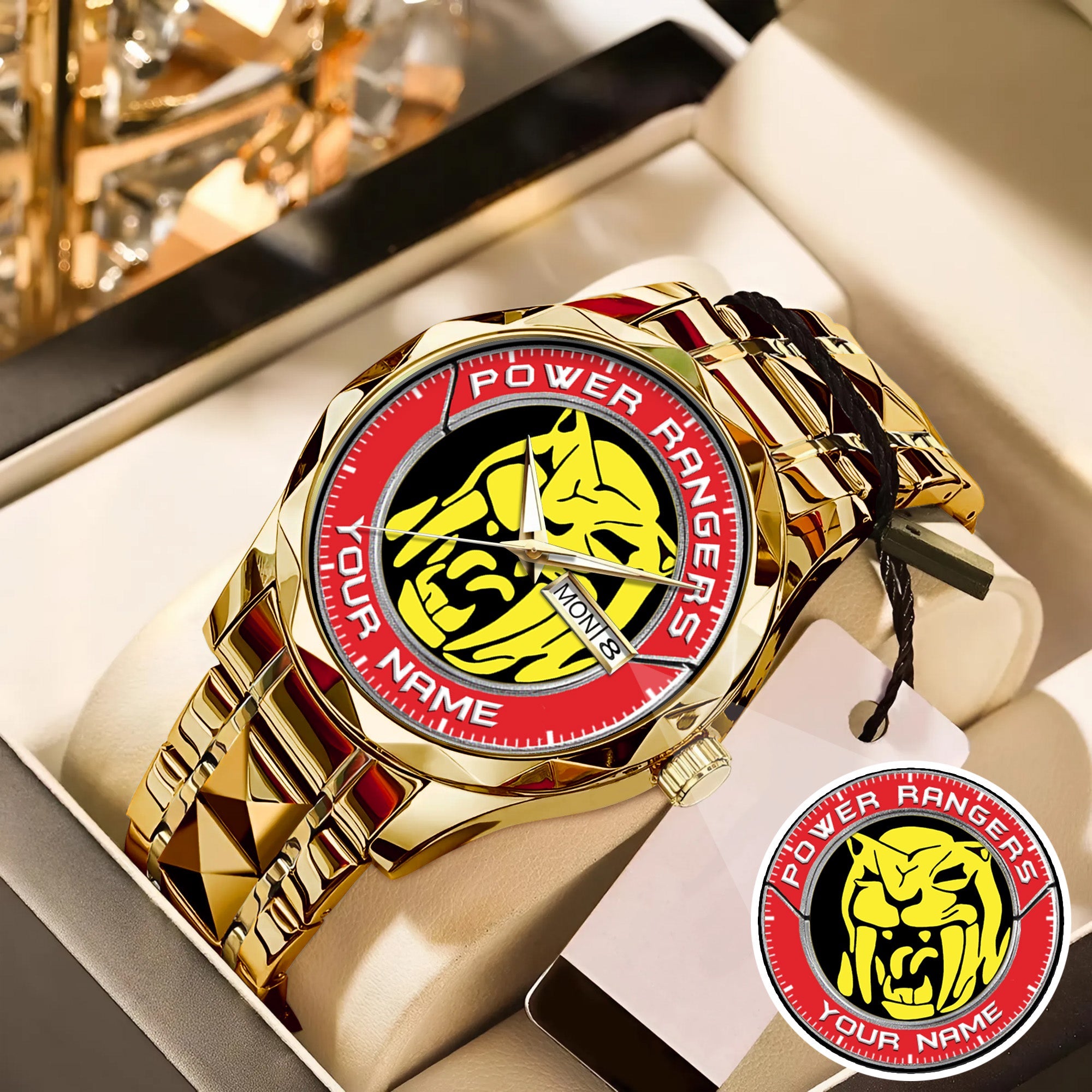 Mighty Morphin Power Rangers Saber-Toothed Tiger Watch