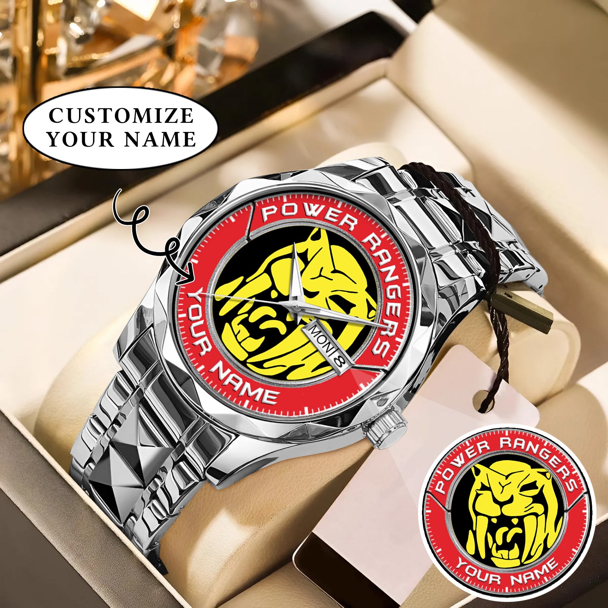 Mighty Morphin Power Rangers Saber-Toothed Tiger Watch