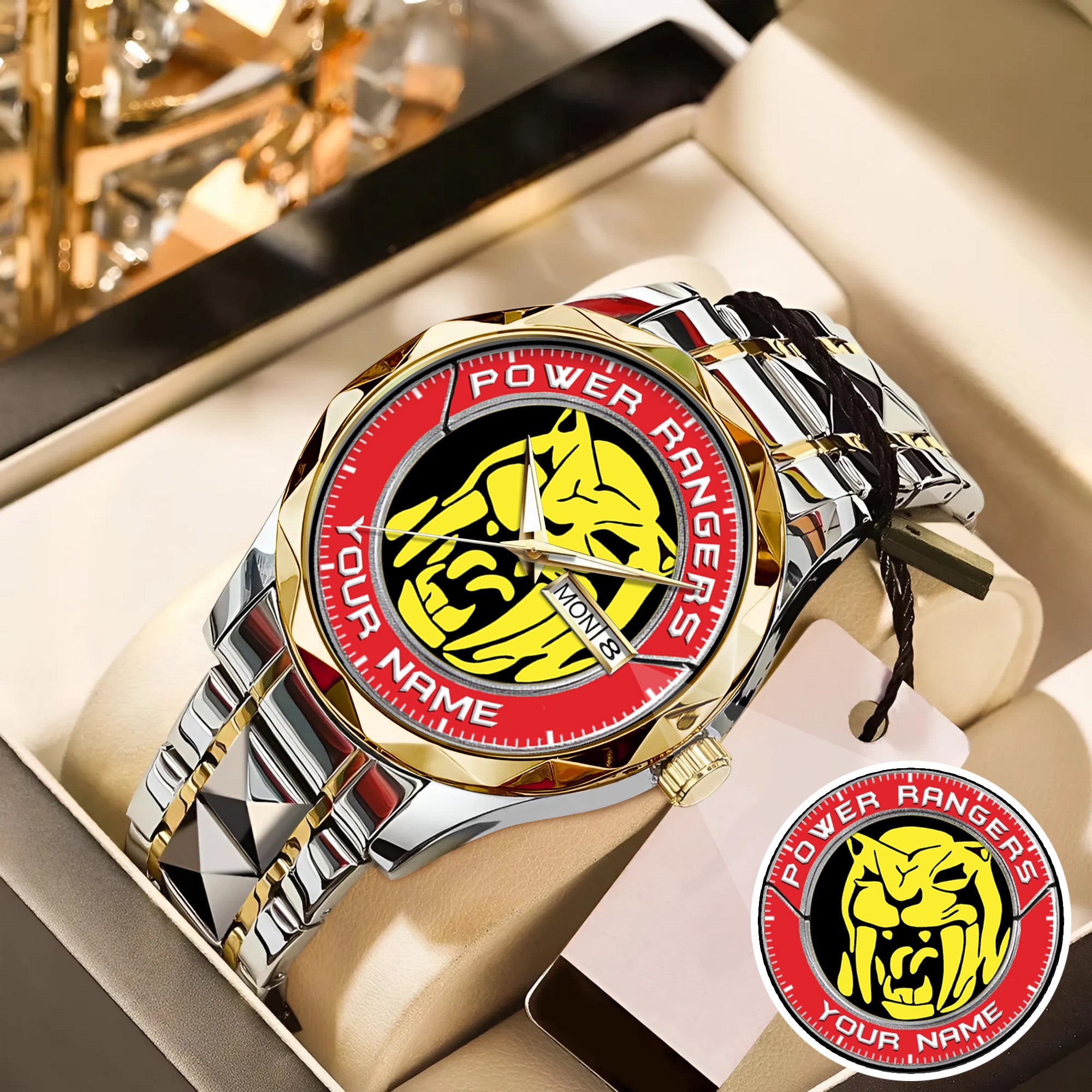 Mighty Morphin Power Rangers Saber-Toothed Tiger Watch