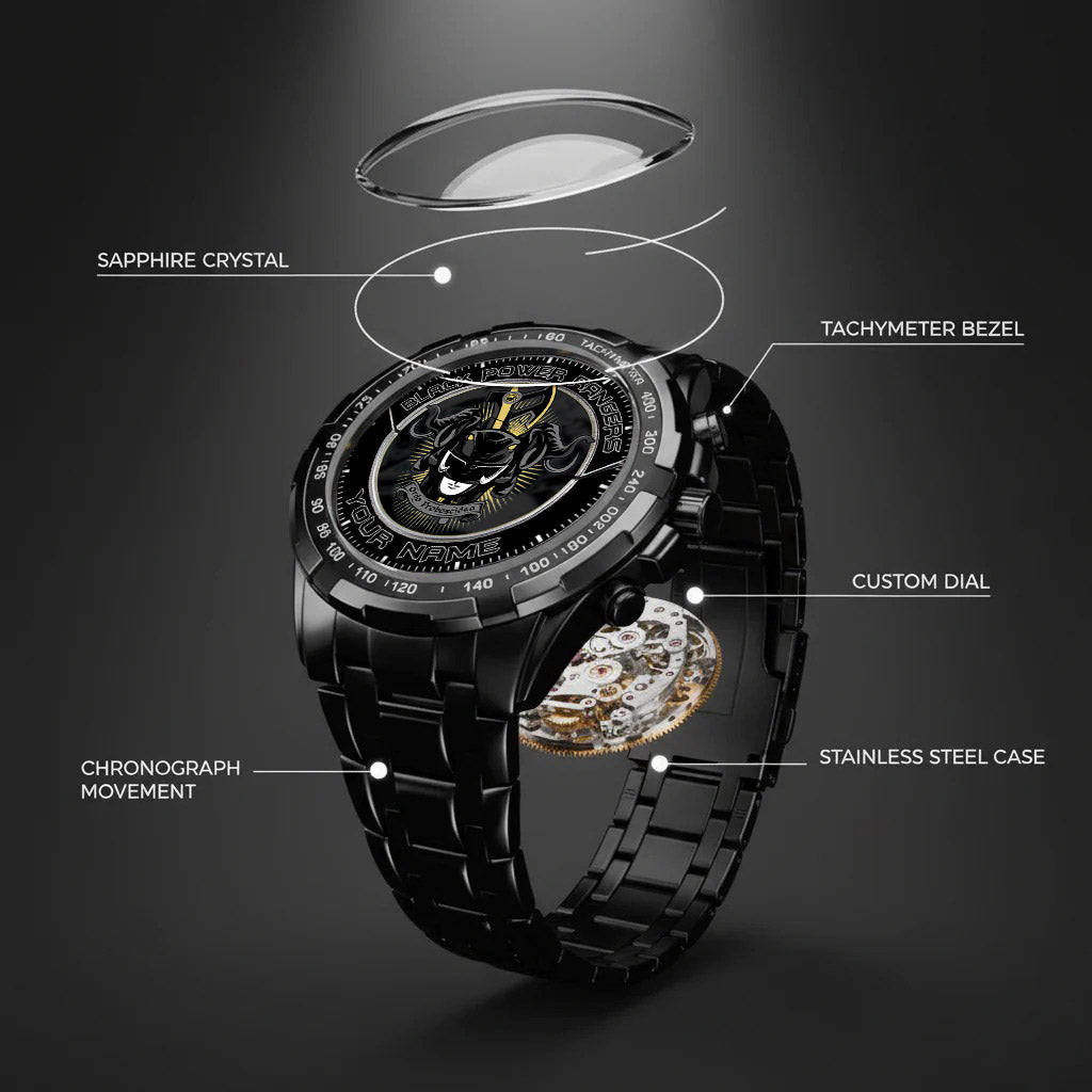 Mighty Morphin Power Rangers Mastodon Custom Name Watch