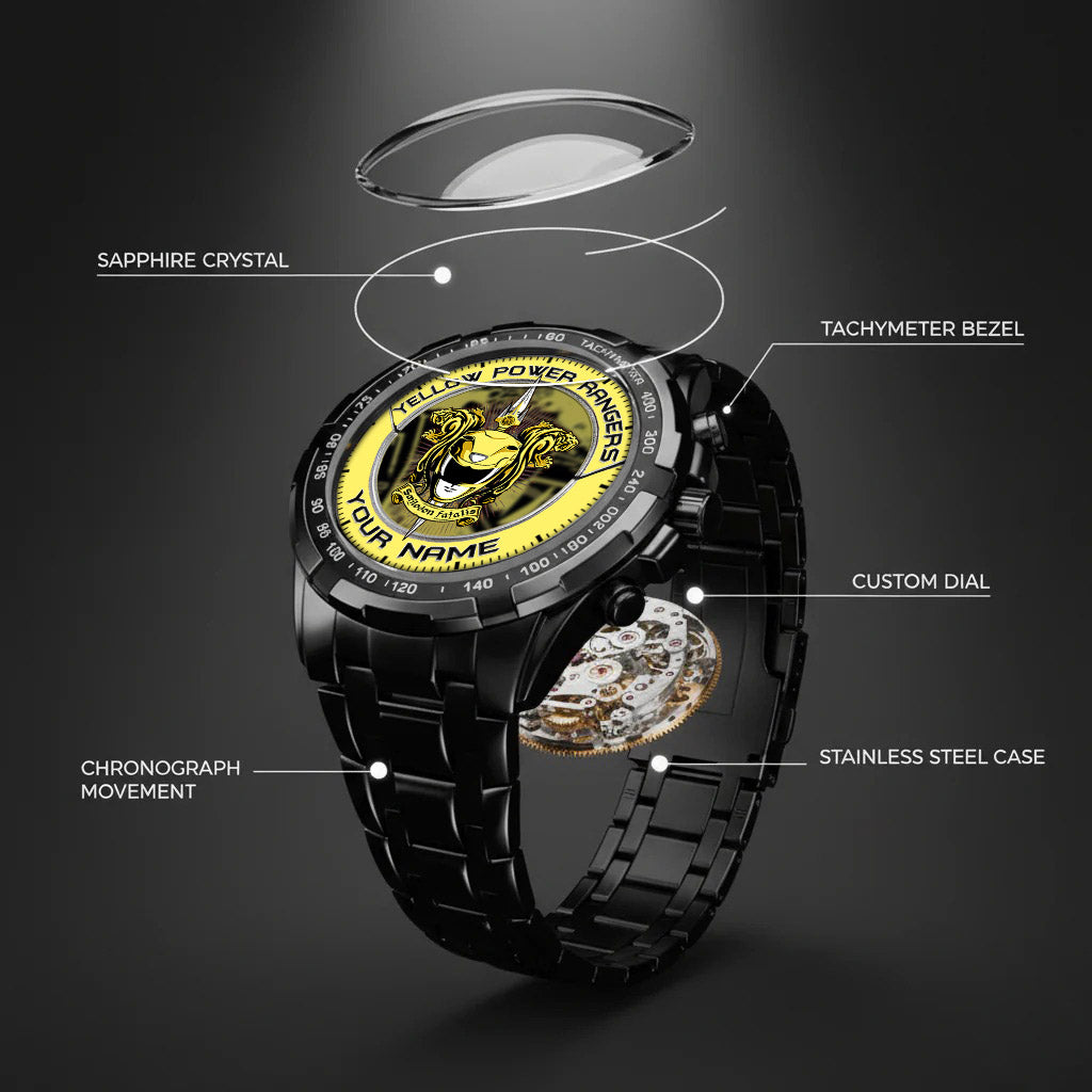 Mighty Morphin Power Rangers SaberTooth Custom Name Watch