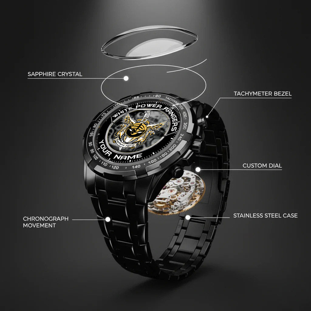 Power Ranger Smart Watch Mighty Morphin Power Rangers Tigerzord Custom Name Watch – Frenoco